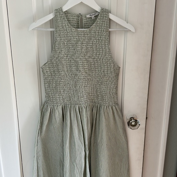 Madewell Green Midi Dress - Picture 2 of 8